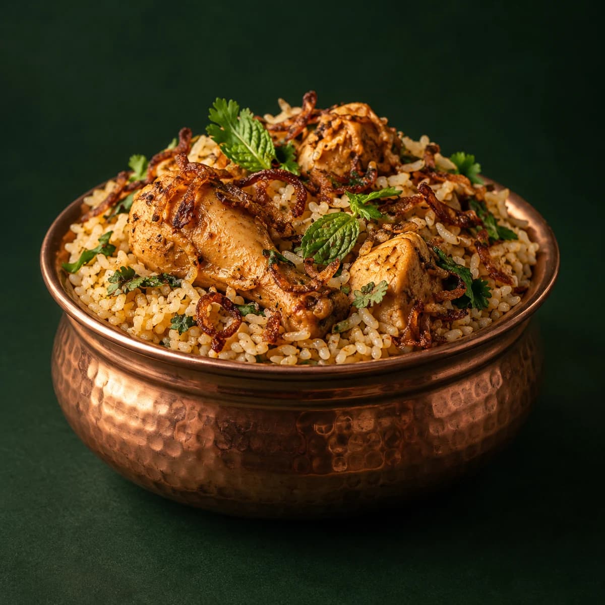 Illustrative Chittimutyalu chicken rice