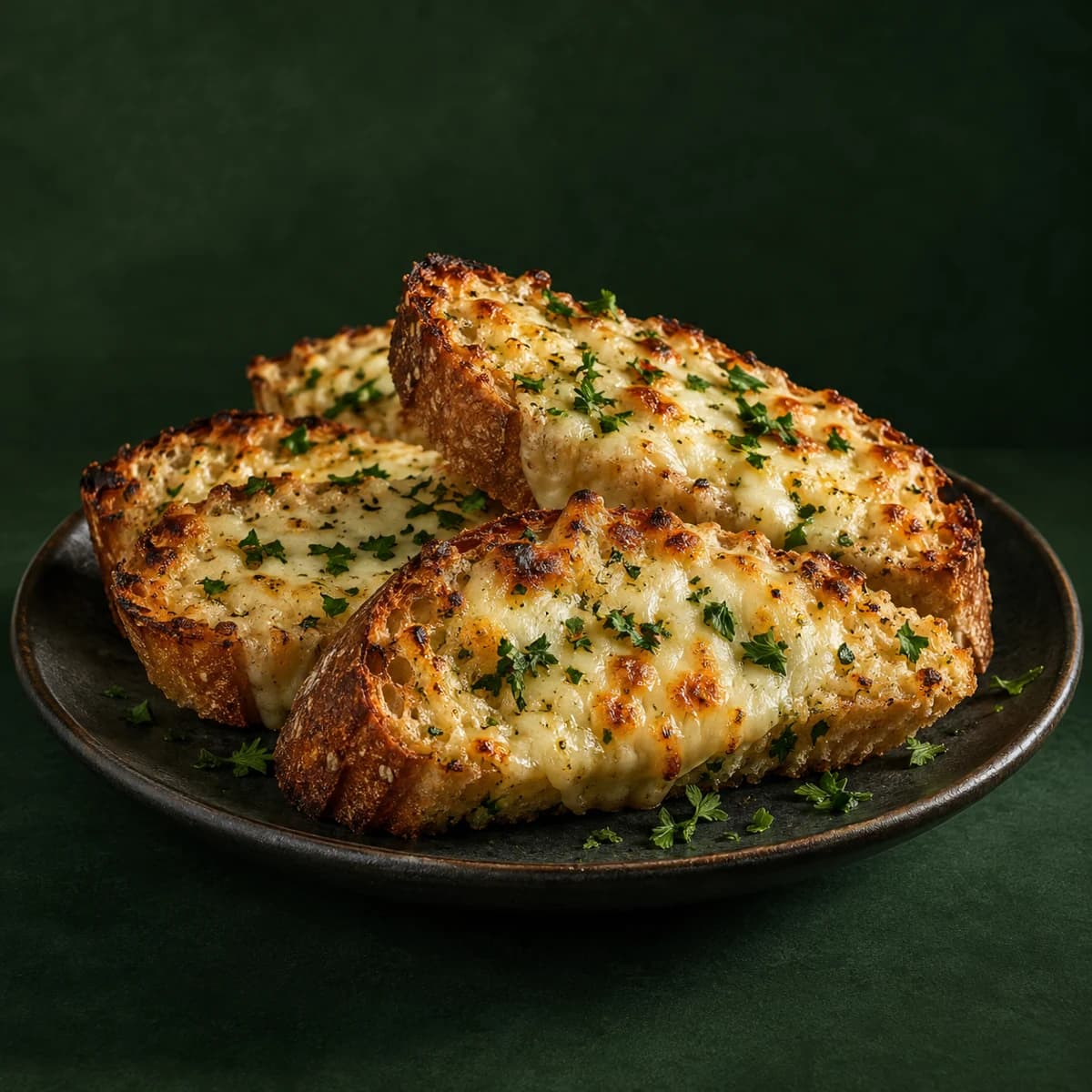 Illustrative garlic bread
